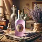 Lila Lavendelsirup