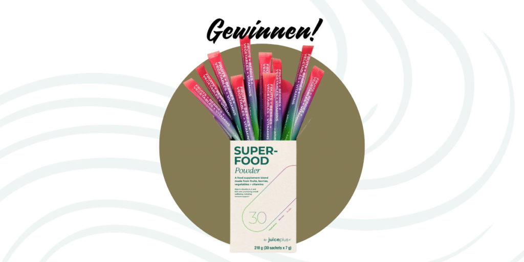 Zu gewinnen: Superfood Powder von Juice Plus+